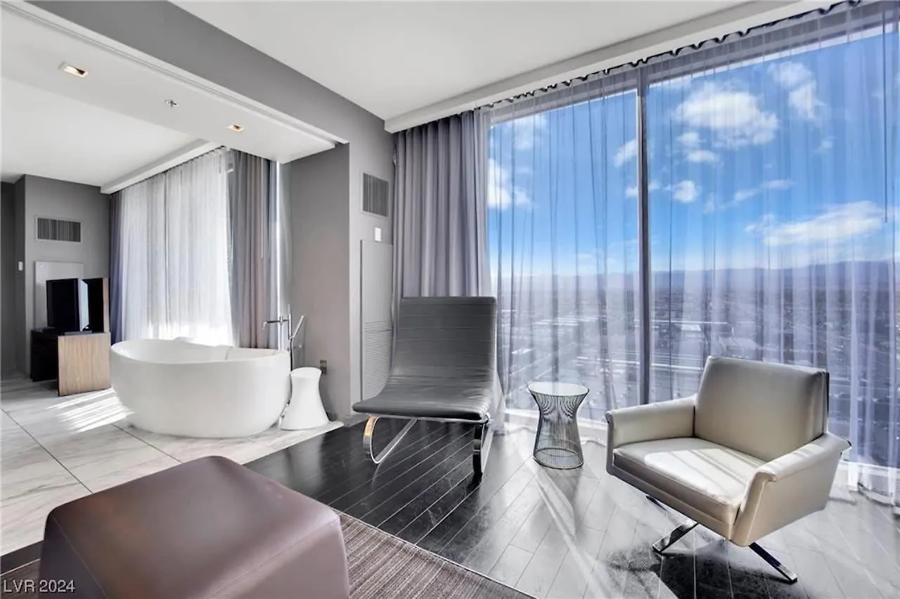 Luxury 1Br Palms Strip View Balcony Access 37322 Villa Las Vegas Tatil Evi